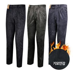 남성 겨울 기모 골덴 베이직 기본 등산 벨트바지 아웃도어 골프 팬츠