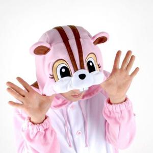 1300K 사계절 동물잠옷 다람쥐  핑크
