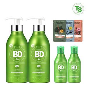 TS BD 비듬샴푸 500g*2 + 100g*2 + 라퍼퓸6g*3