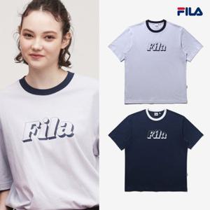 [FILA] (온라인) 배색포인트 반팔티 2종 택1 (FE2RSD5106X_2SKU)