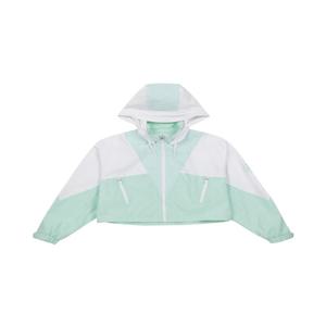 Crop Color Block Hoody Jacket_Mint (Q0B630121)