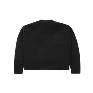 [프랑코페라로] 남성 포켓 배색 하프터틀 스웨터 블랙 (A0Z245239)