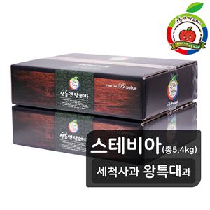 [스테비아 왕특대]산들앤 스테비아 세척사과 2 box(총 5.4kg)