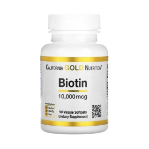 비오틴 10000mcg 90캡슐 캘리포니아골드뉴트리션 수용성 비타민B7 바이오틴 아미노산