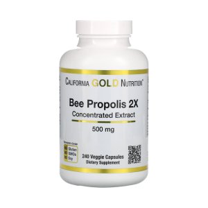 비 프로폴리스2X 농축 추출물 500mg 240캡슐 캘리포니아골드뉴트리션 Bee 꿀벌