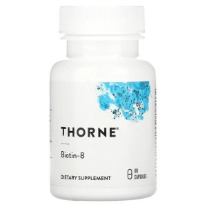 쏜리서치 비오틴 8 60캡슐 Biotin 수용성 비타민 B 바이오틴 Thorne