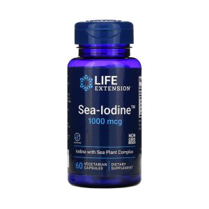 라이프익스텐션 Sea Iodine 1000mcg 60캡슐 요오드 씨 아이오딘 해조류
