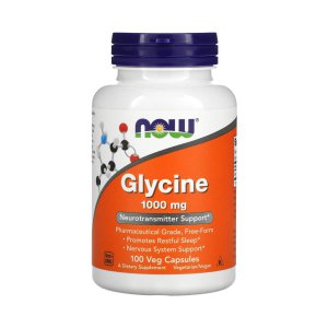나우푸드 글리신 Glycine 1000mg 100캡슐 글리아신 아미노산 비건 수면