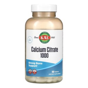 KAL 칼슘 시트레이트 1000 180정 시트르산 칼슘 스테아르산 마그네슘 Calcium