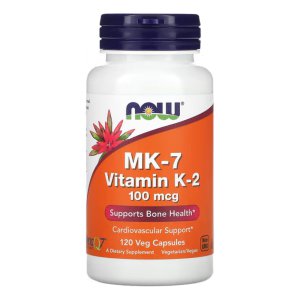 나우푸드 MK7 비타민 K2 100mcg 120캡슐 메나퀴논7 MenaQ7 칼슘 석회화