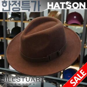 [햇츠온]J5JT302BW JILL STUART 브랜드 남자 여자 코디 소가죽 보우 겨울 페도라 중절모 챙 울 모자 AD