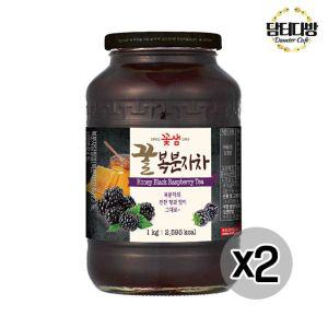 [5마이샵]꽃샘 꿀복분자차 1kg X2 꿀차 맛있는 달콤한 액상 액상꿀 꿀음료