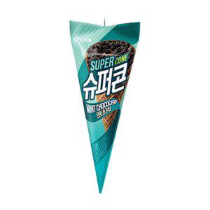 빙그레) 슈퍼콘 민트초코 1박스 (24개입) (반품불가)