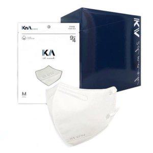 KA 숨쉬기편한 부리형 마스크 중형 KF94 화이트 50매