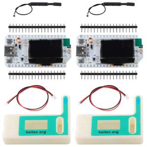 2 세트 ESP32 LoRa V3 개발 보드 868MHz-915MHz SX1262 0.96 인치 OLED 디스플레이 BT + WIFI Lora 키트, 아두이노 IOT 스마트 홈 호환