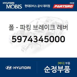 폴-파킹 브레이크 레버 (5974345000) 중형특장 5톤 이하, 마이티, E마이티/마이티, 마이티2, 코러스, E마이티WIDE, E마이티 특장WIDE, E마이티 특장NARROW 현대모비스부품몰