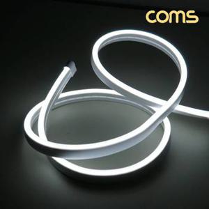 Coms USB 케이블 스위치 Slim형 램프 랜턴 무드등 조명호스 감성네온 인테리어 DIY 줄 White 1M