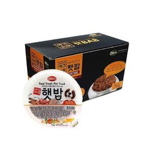 애견 햇밥 소고기 120g x6개 1박스 습식사료 간식 (WC72EDF)