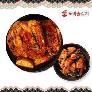 도미솔 사랑채 포기김치 3kg + 사각사각 총각김치 2kg 총5kg