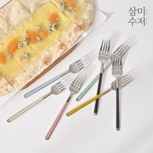 [삼미수저] 레이디 컬러 세라믹 양식기세트 3P(컬러선택)