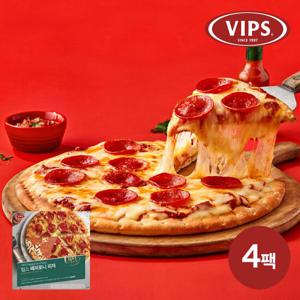 [빕스]페퍼로니 피자 390g 4팩