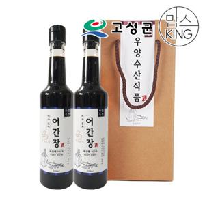 [공룡나라] 우양수산 메주품은 어간장 500ml X 2개 선물세트