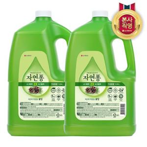 자연퐁 주방세제 솔잎 3000ml x 2개