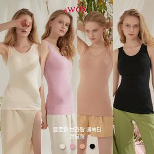 [WOX] 코튼 브라탑 배쏙티 런닝형 보정속옷 선택 1종