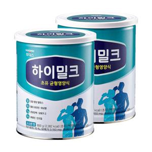 후디스 하이밀크 초유 균형영양식(성인분유) 2캔 (600g)