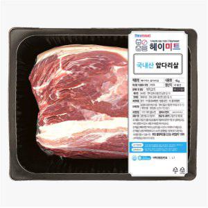 [헤이미트] 국내산 돼지앞다리수육 보쌈 수육 냉장 통앞다리살 4kg