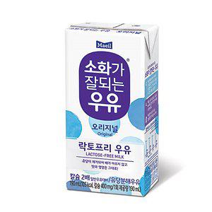 매일우유 소화잘되는 멸균우유 190ml 24팩