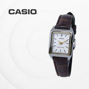 카시오 CASIO LTP-V007L-7E2 가죽밴드 여성 손목시계