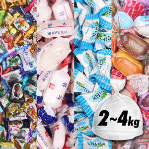 맛고을 박하사탕/과일 대용량사탕 2kg 4kg