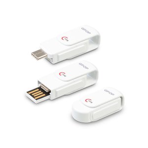 USB GPOP OTG 스윙슬라이드 C-TYPE 64GB 화이트 OTG메모리 /b