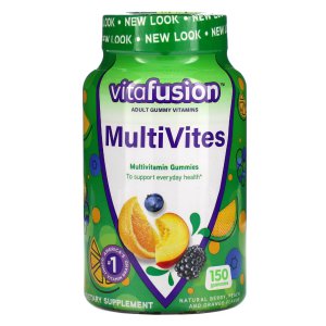 비타퓨전 멀티바이츠 멀티비타민 구미 젤리 150개 베리피치오렌지맛 코스트코 비타민 미네랄