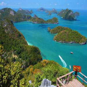 사무이에서 출발: 스피드 보트로 앙통 해양 공원 당일 여행 탐험 | 태국