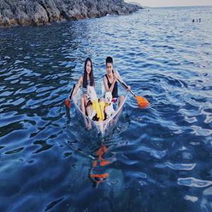 [컨딩 하트형 투명 카누] 컨딩 호우비후 만리통 | 사랑의 첫 하트 카누 체험 | 여행 동반자 2명