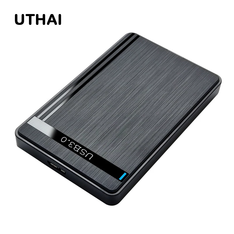 UTHAI 2.5 인치 SSD 솔리드 스테이트 기계식 직렬 포트, SATA 툴리스 마이크로 인터페이스, USB 3.0 외장 모바일 하드 디스크 케이스 BN02