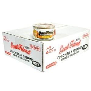 굿프랜드 강아지 간식 캔 애견 간식 닭고기 새우 1box (WD73CBA)