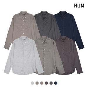[HUM]남) 플란넬 솔리드 버튼다운 셔츠(FHOFCSL101P)