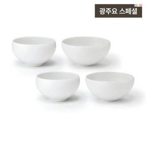 월백 2인 공기대접 세트 4P