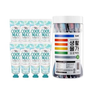 크리오 쿨 맥스 민트 치약 100g 8입 x1개 스트롱 민트 치약 선택가능!