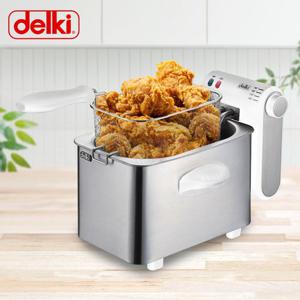 델키 윤식당 전기튀김기 DKR-113 화이트 가정용 업소용