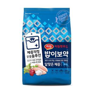 [하림펫푸드] 밥이보약 DOG 알맞은체중 3.4kg + 사료샘플 50g 증정