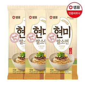 [샘표] 현미쌀소면 400g x 3개