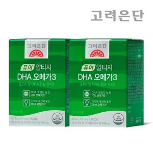 고려은단 퓨어 알티지 DHA 오메가3 60캡슐 X 2개 (2개월분)