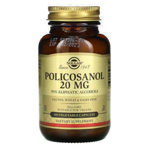 솔가 폴리코사놀 20mg 100캡슐 쿠바산 사탕수수 추출 Policosanol