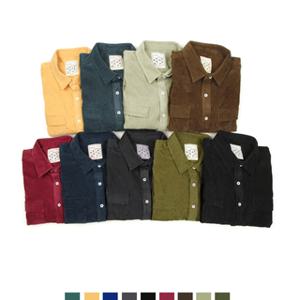 남녀 공용 코듀로이 셔츠 루즈핏 남방 시밀러룩 빅사이즈 9COLOR