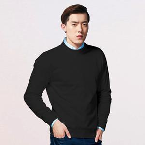 골피아 골프웨어 남성 남자 라운드넥 방풍니트 스웨터 GN-5019 블랙