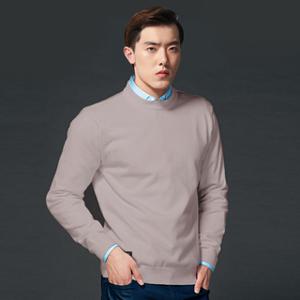 골피아 골프웨어 남성 남자 라운드넥 방풍니트 스웨터 GN-5017 베이지